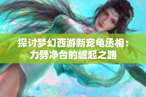探讨梦幻西游新宠龟丞相：力劈净台的崛起之路