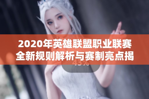 2020年英雄联盟职业联赛全新规则解析与赛制亮点揭秘