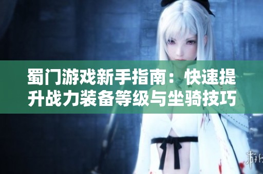 蜀门游戏新手指南：快速提升战力装备等级与坐骑技巧