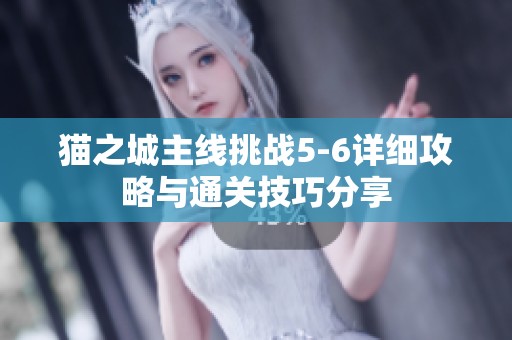 猫之城主线挑战5-6详细攻略与通关技巧分享