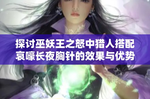 探讨巫妖王之怒中猎人搭配哀嚎长夜胸针的效果与优势