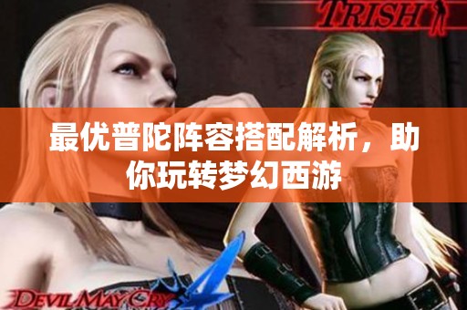 最优普陀阵容搭配解析，助你玩转梦幻西游
