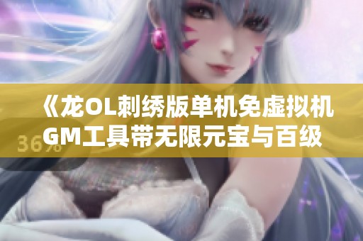 《龙OL刺绣版单机免虚拟机GM工具带无限元宝与百级神器》