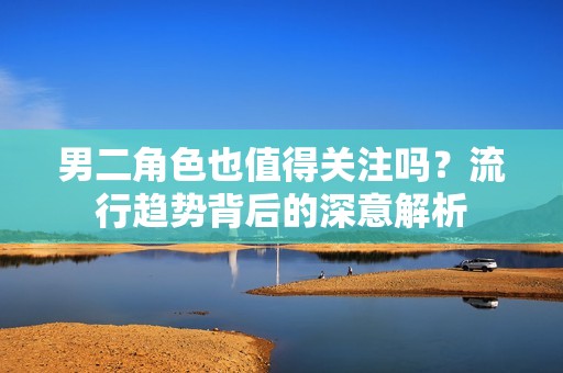 男二角色也值得关注吗？流行趋势背后的深意解析