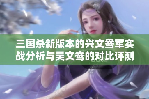 三国杀新版本的兴文鸯军实战分析与吴文鸯的对比评测