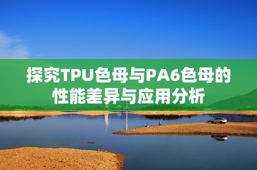 探究TPU色母与PA6色母的性能差异与应用分析
