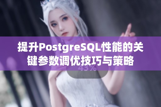 提升PostgreSQL性能的关键参数调优技巧与策略