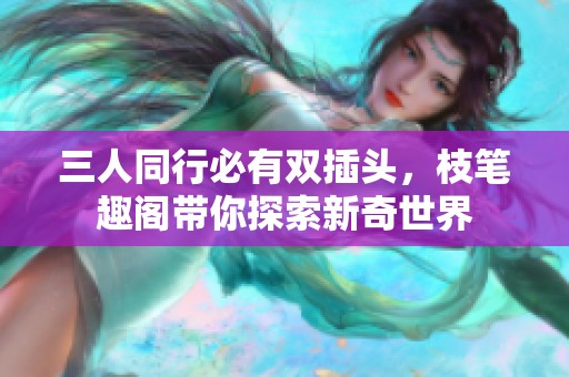 三人同行必有双插头，枝笔趣阁带你探索新奇世界