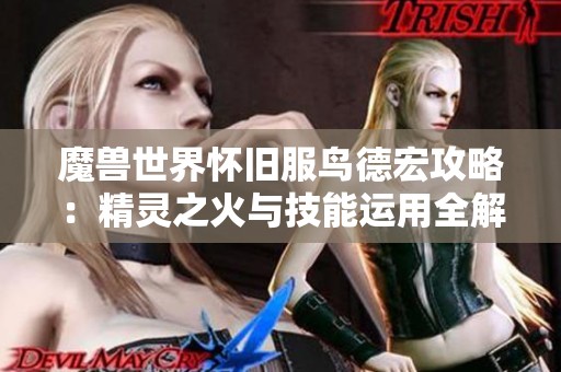 魔兽世界怀旧服鸟德宏攻略：精灵之火与技能运用全解析