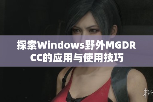 探索Windows野外MGDRCC的应用与使用技巧