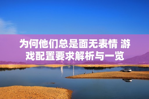 为何他们总是面无表情 游戏配置要求解析与一览