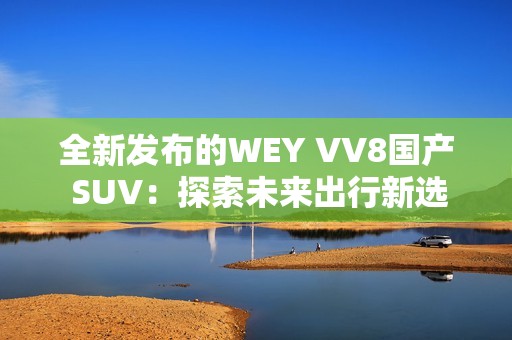 全新发布的WEY VV8国产 SUV：探索未来出行新选择