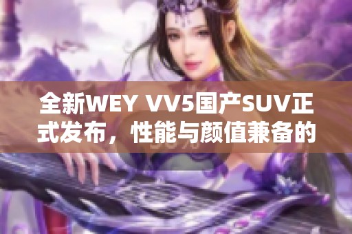 全新WEY VV5国产SUV正式发布，性能与颜值兼备的实力之选