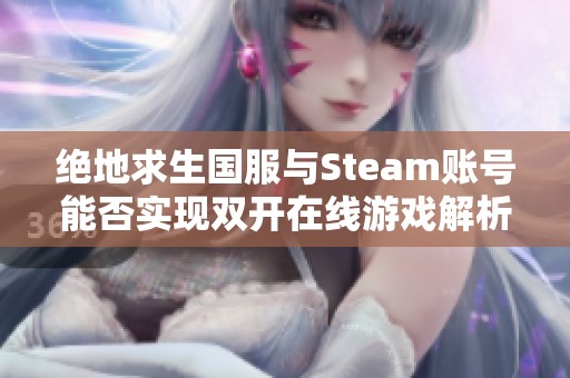 绝地求生国服与Steam账号能否实现双开在线游戏解析