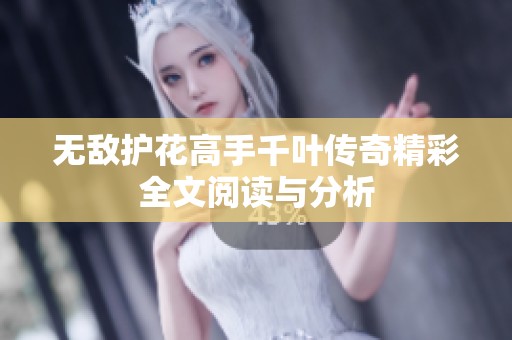 无敌护花高手千叶传奇精彩全文阅读与分析