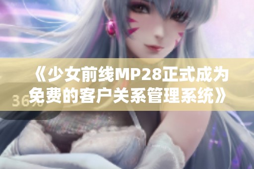 《少女前线MP28正式成为免费的客户关系管理系统》