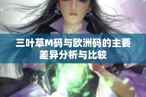 三叶草M码与欧洲码的主要差异分析与比较