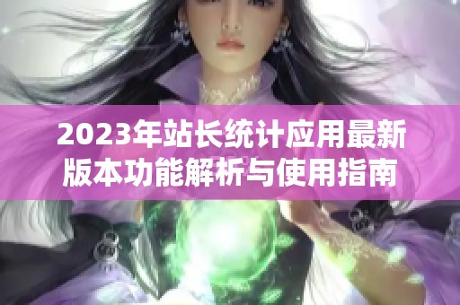 2023年站长统计应用最新版本功能解析与使用指南