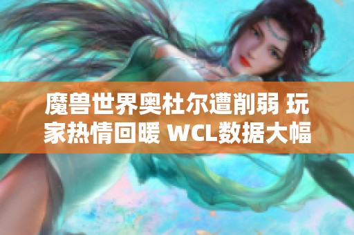 魔兽世界奥杜尔遭削弱 玩家热情回暖 WCL数据大幅提升