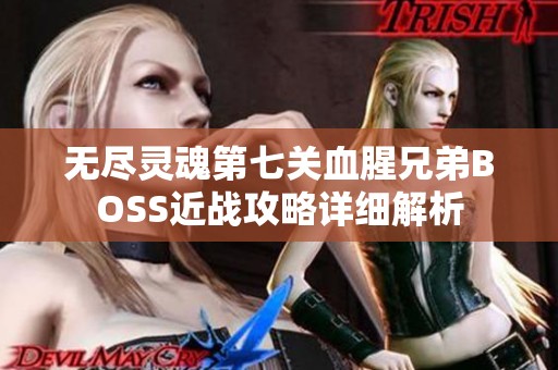 无尽灵魂第七关血腥兄弟BOSS近战攻略详细解析