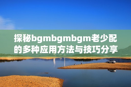 探秘bgmbgmbgm老少配的多种应用方法与技巧分享