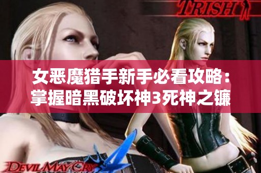 女恶魔猎手新手必看攻略：掌握暗黑破坏神3死神之镰的技巧与秘笈