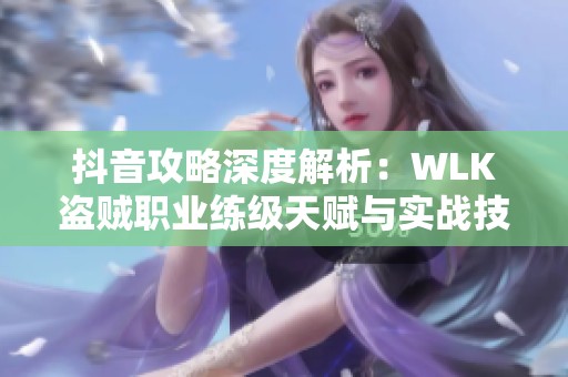 抖音攻略深度解析：WLK盗贼职业练级天赋与实战技巧全揭秘