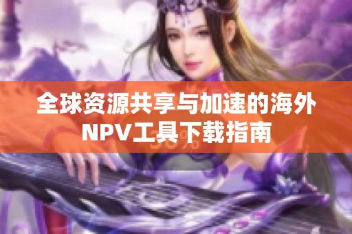 全球资源共享与加速的海外NPV工具下载指南