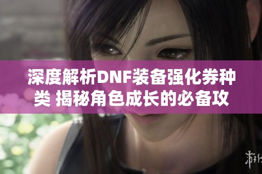 深度解析DNF装备强化券种类 揭秘角色成长的必备攻略