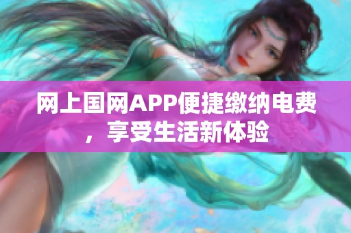 网上国网APP便捷缴纳电费，享受生活新体验