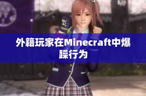 外籍玩家在Minecraft中爆躁行为