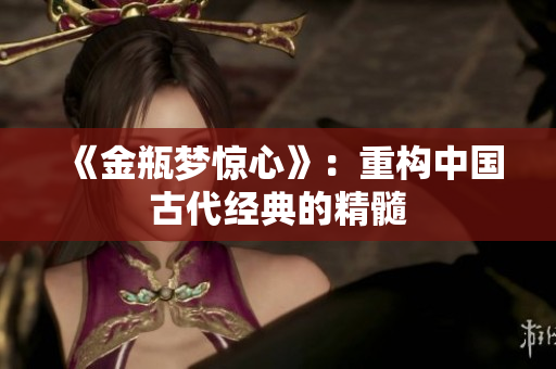 《金瓶梦惊心》：重构中国古代经典的精髓