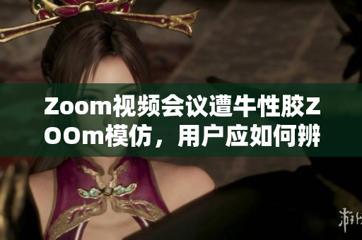 Zoom视频会议遭牛性胶ZOOm模仿，用户应如何辨别真伪？