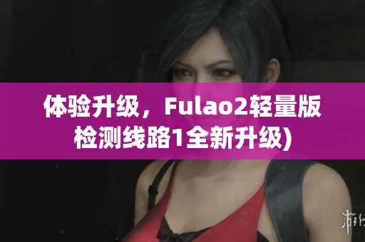 体验升级，Fulao2轻量版检测线路1全新升级)