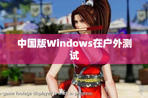 中国版Windows在户外测试
