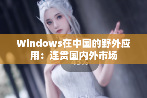 Windows在中国的野外应用：连贯国内外市场