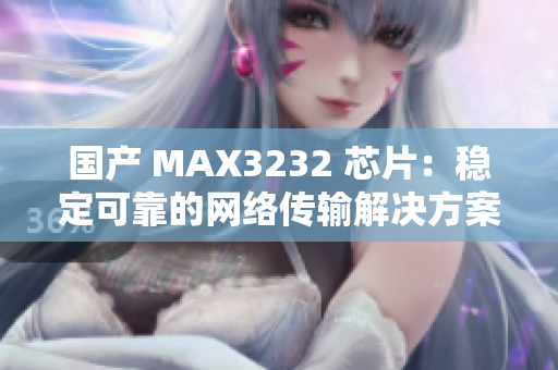 国产 MAX3232 芯片：稳定可靠的网络传输解决方案