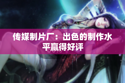 传媒制片厂：出色的制作水平赢得好评