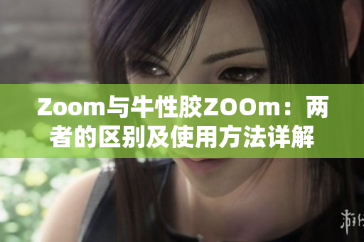 Zoom与牛性胶ZOOm：两者的区别及使用方法详解