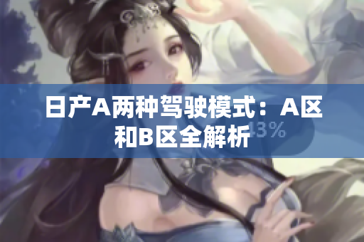 日产A两种驾驶模式：A区和B区全解析