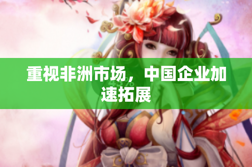 重视非洲市场，中国企业加速拓展