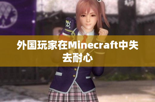 外国玩家在Minecraft中失去耐心