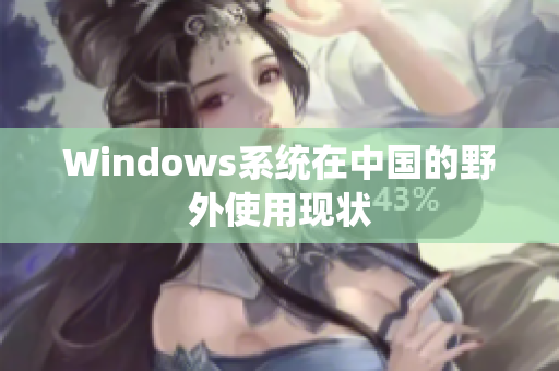Windows系统在中国的野外使用现状