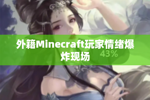 外籍Minecraft玩家情绪爆炸现场