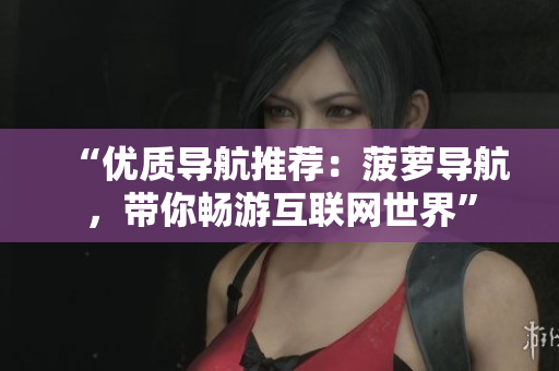 “优质导航推荐：菠萝导航，带你畅游互联网世界”