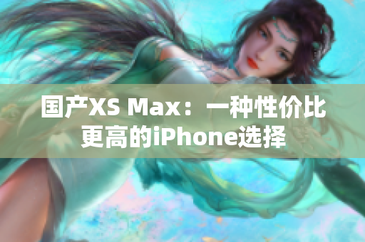国产XS Max：一种性价比更高的iPhone选择