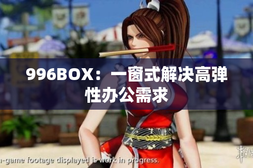 996BOX：一窗式解决高弹性办公需求
